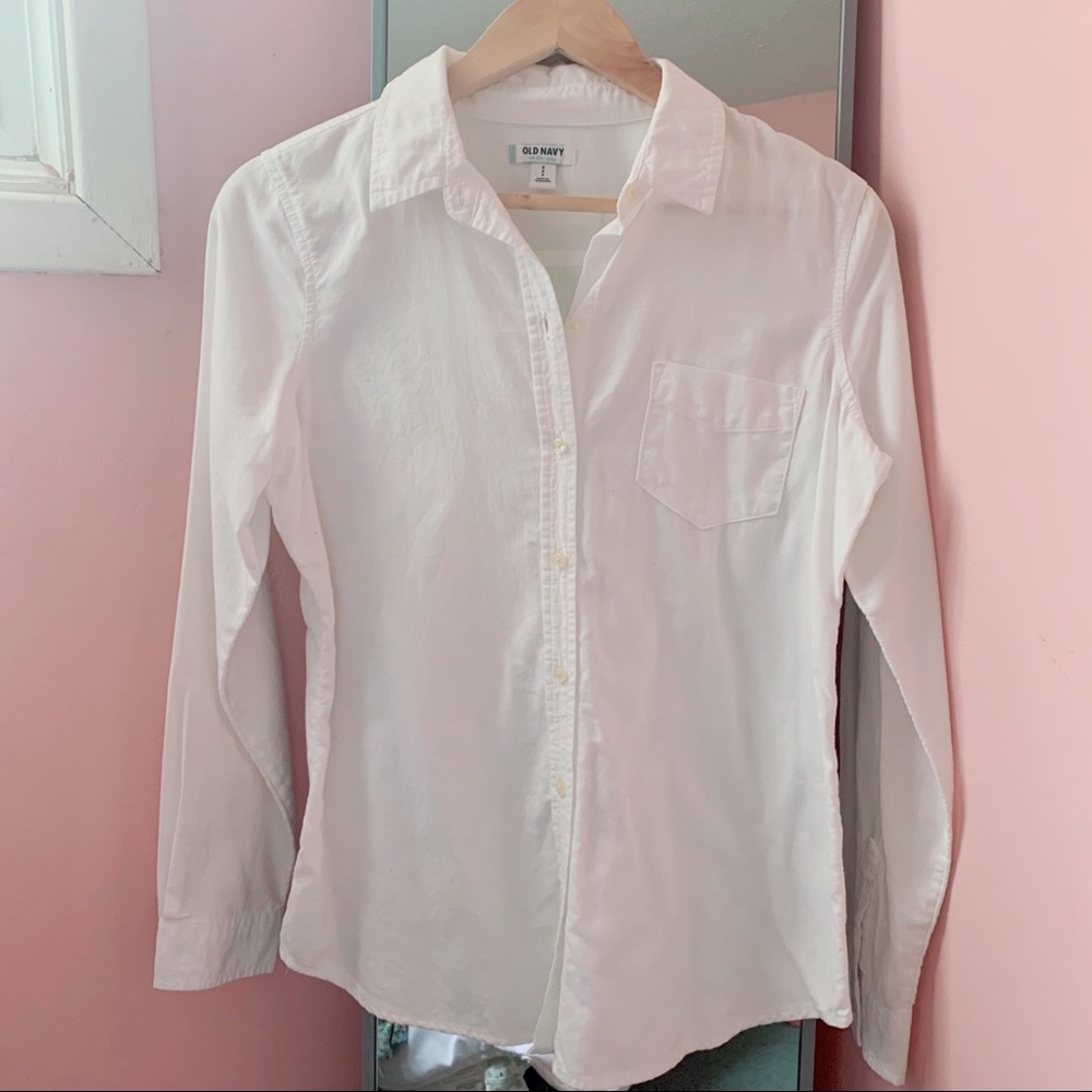 old navy button up